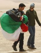 Hamza and his wife Basma in paramedic gear